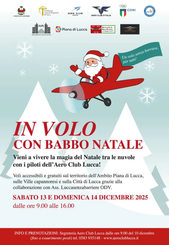 In Volo con Babbo Natale 2025